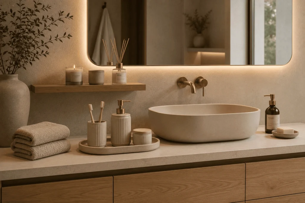 Badezimmer Deko Ideen modern: So gestaltest du dein Bad stilvoll und zeitlos 6 Accessoires und Details für ein modernes Bad