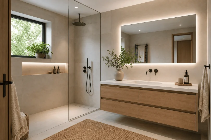 Badezimmer Fliesen kleines Bad