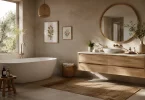 Badezimmer Wanddeko