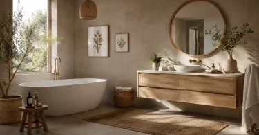 Badezimmer Wanddeko
