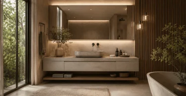 Modernes Badezimmer Waschbecken