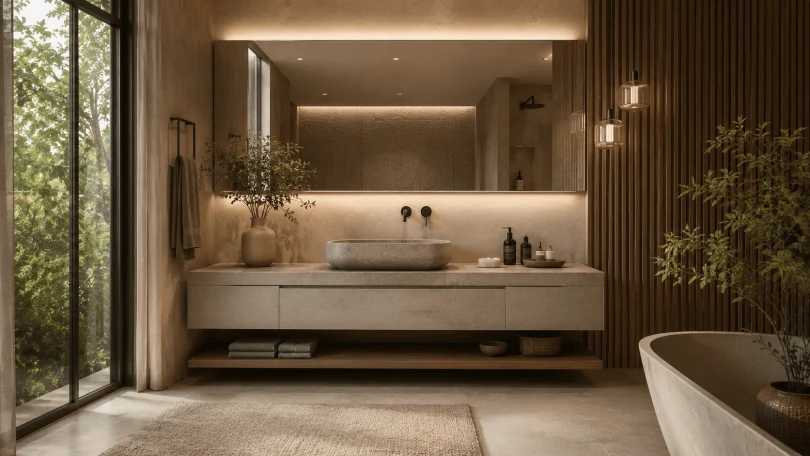 Modernes Badezimmer Waschbecken