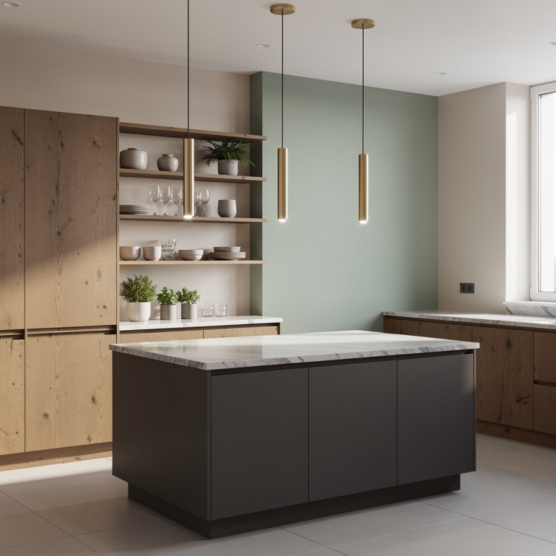 moderne kuechen innenarchitektur zeitlos warm funktional featured