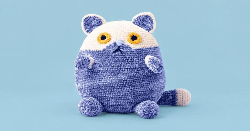 35+ Free Crochet Cat Patterns You’ll Love 6 Free Fat Cat Crochet Stuffie Pattern