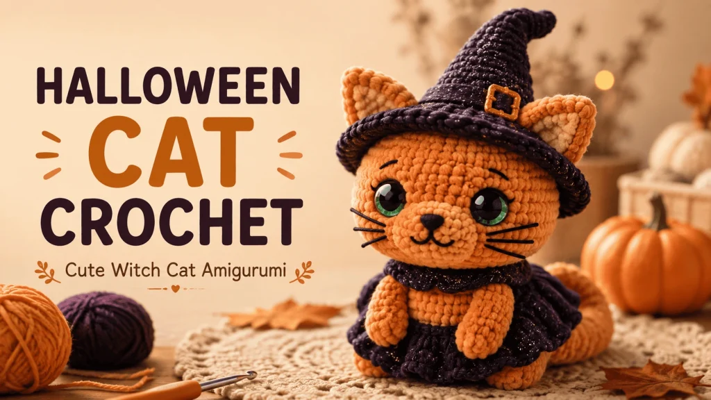 35+ Free Crochet Cat Patterns You’ll Love 15 Halloween Cat Crochet for Beginners