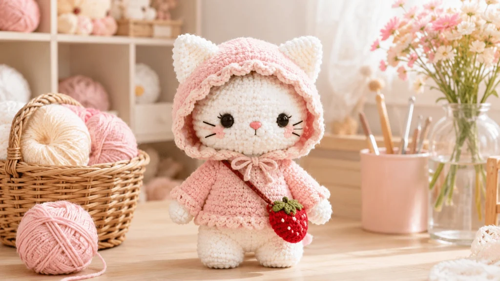 35+ Free Crochet Cat Patterns You’ll Love 5 How to Crochet a Cute Cat Amigurumi & Strawberry Purse