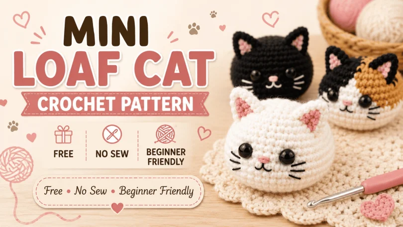 Loaf Cat Crochet Pattern