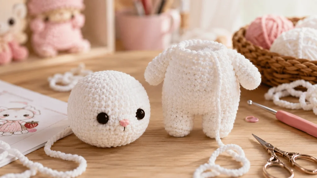 How to Crochet a Cute Cat Amigurumi & Strawberry Purse 3 The Pattern Step-by-Step(1).webp