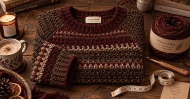 Beginner-Friendly Top-Down Crochet Sweater