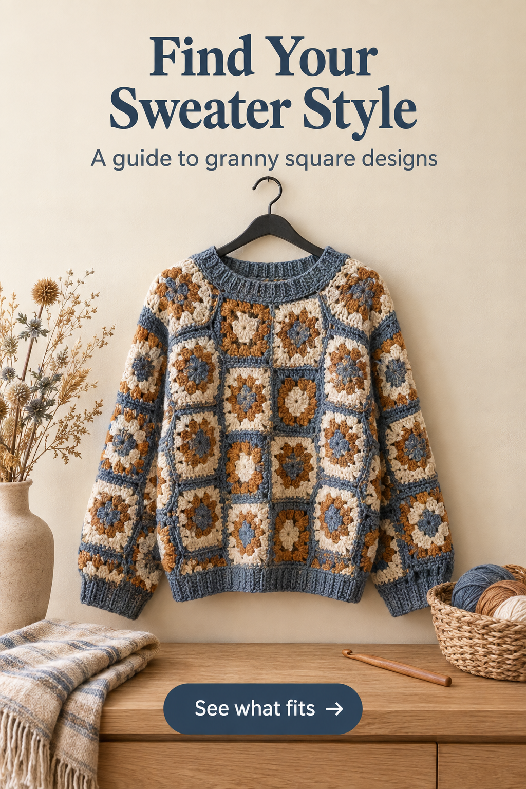 Granny Square Crochet Sweater: Styles, Colors, and Design Tips 8 A guide to choosing a granny square crochet sweater style