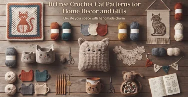 10 Free Crochet Cat Patterns for Home Decor and Gifts