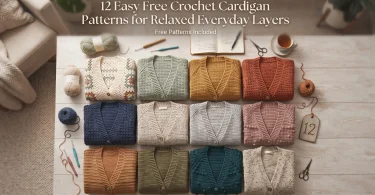 12 Easy Free Crochet Cardigan Patterns for Relaxed Everyday Layers