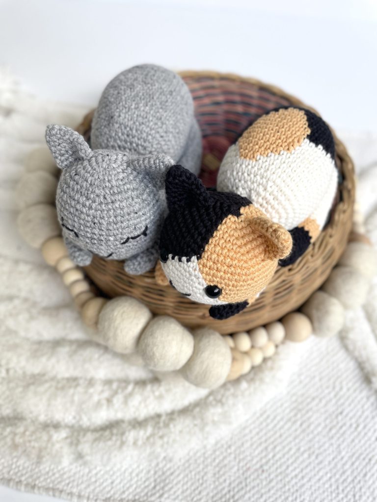 Amos the Calico Cat Loaf crochet project by Lindsey Roe / Off the Beaten Hook