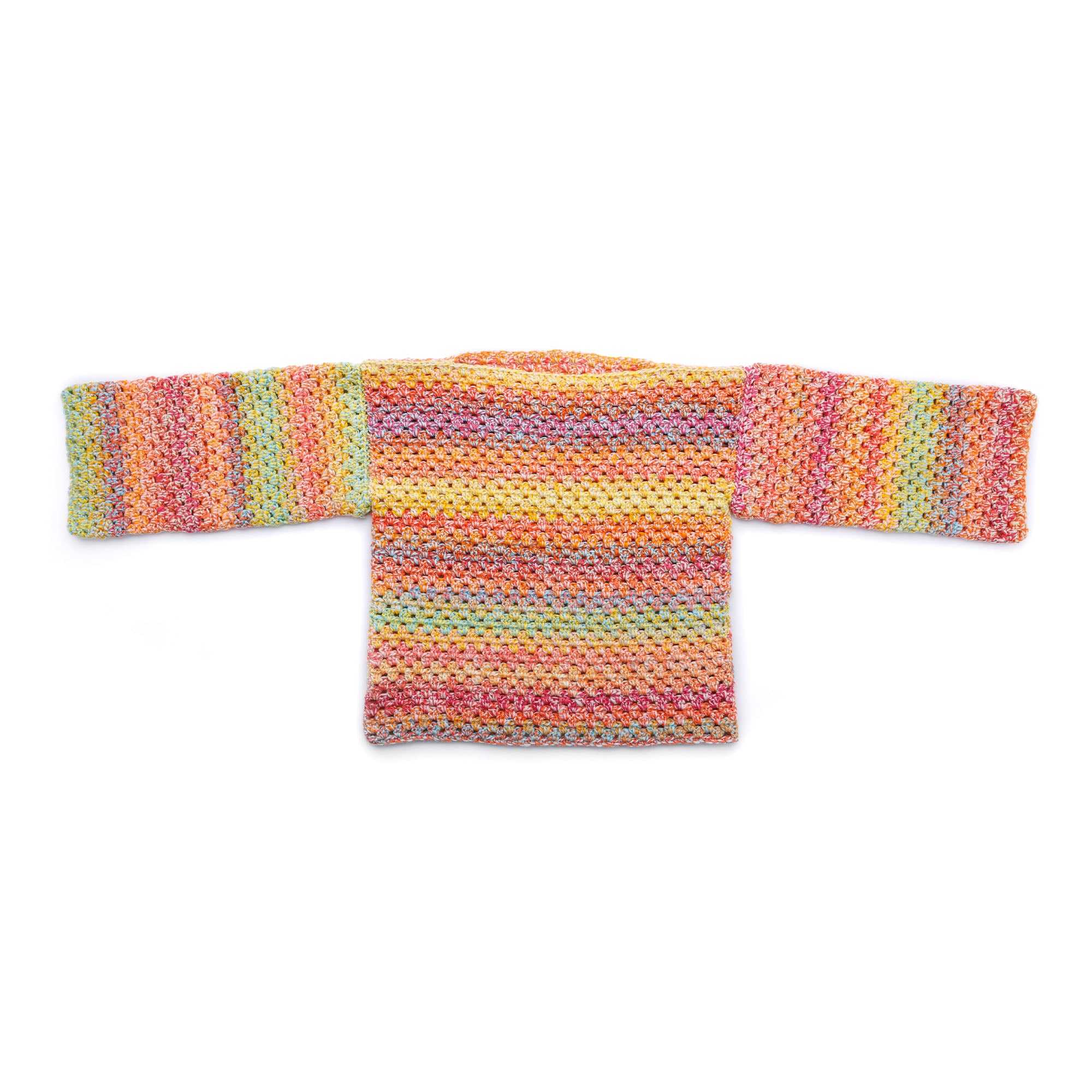 Bernat Crochet Grand Granny Pullover original crochet pullover photograph