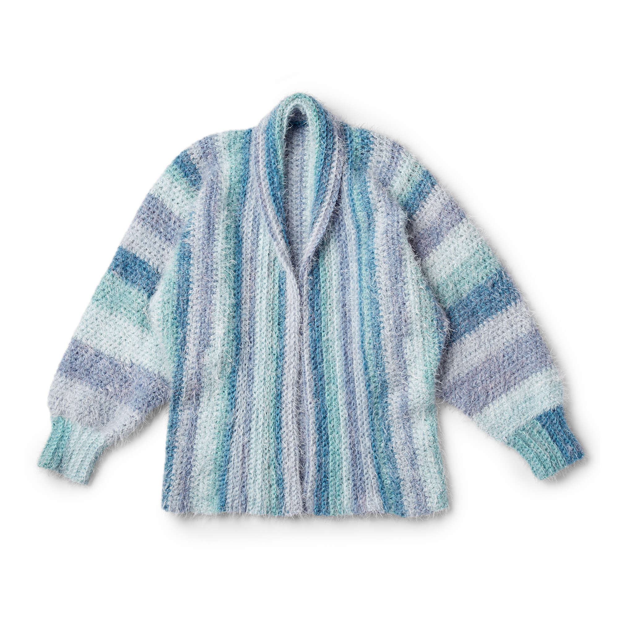 12 Easy Free Crochet Cardigan Patterns for Relaxed Everyday Layers 8 Caron Cuff to Cuff Crochet Cardigan — crochet cardigan pattern photo from Yarnspirations