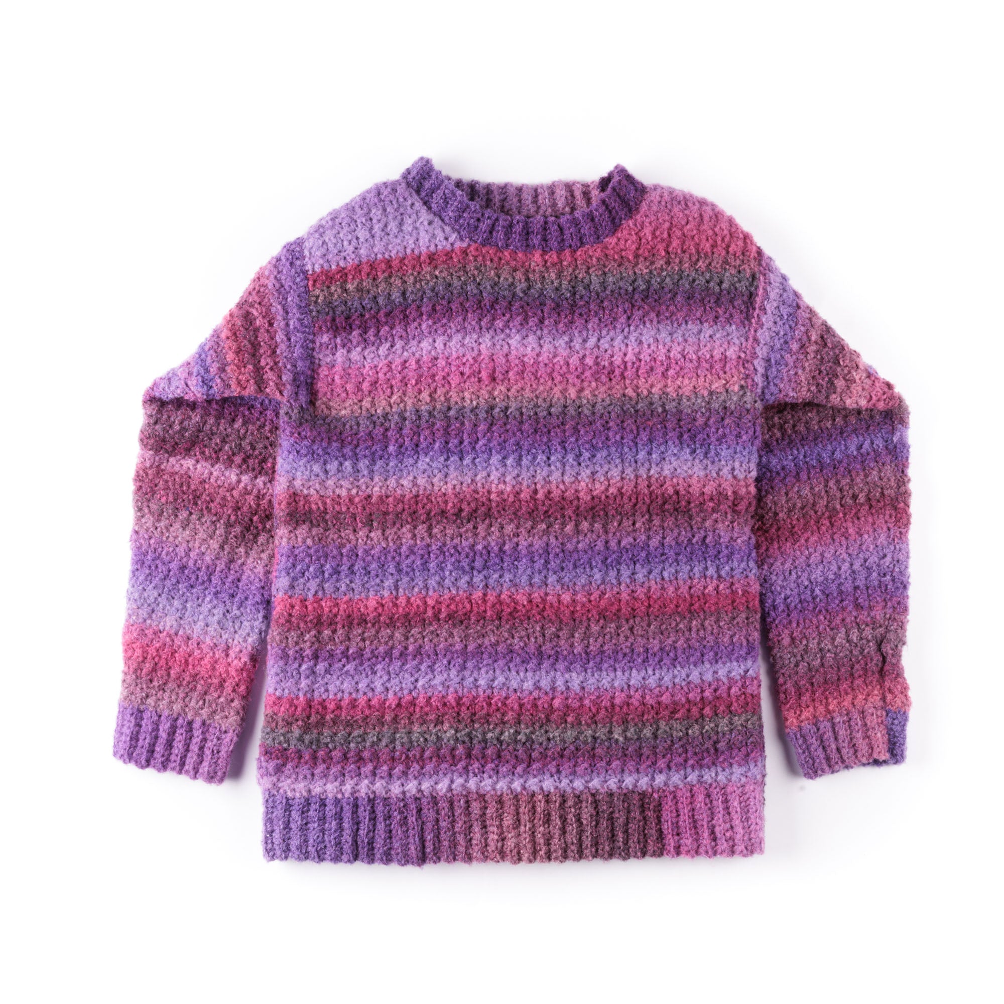 Caron Hazy Days Crochet Pullover crochet sweater