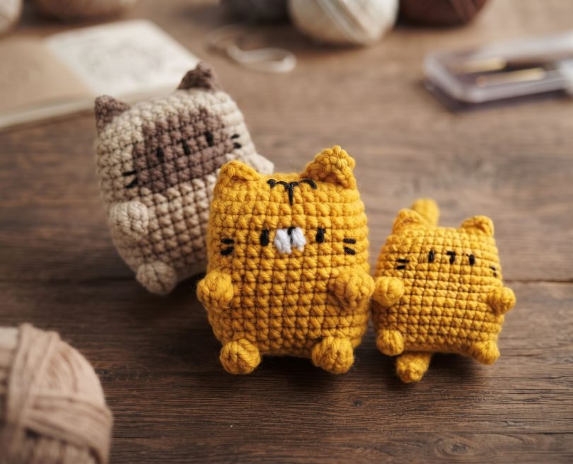 Flat Flat Cat Amigurumi(1)