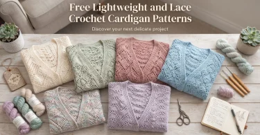 Free Lightweight and Lace Crochet Cardigan Patterns