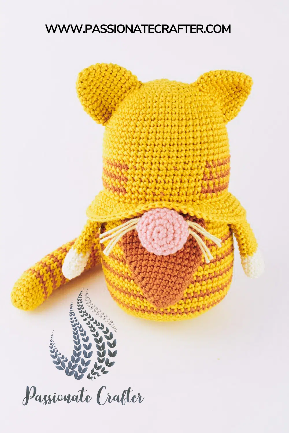 Ginger Cat Gnome crochet project by Passionatecrafter