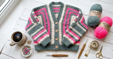 Mathilda Cardigan Crochet Pattern
