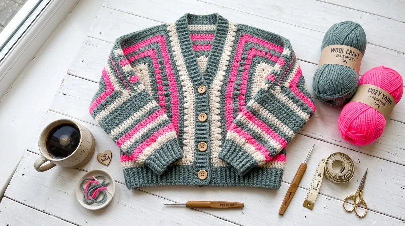 Mathilda Cardigan Crochet Pattern