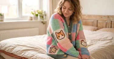 Stardew Valley Crochet Cardigan