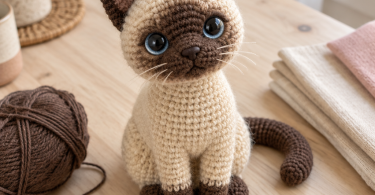 Free Amigurumi Siamese Cat Crochet Pattern: A Step-by-Step Guide